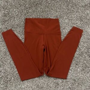 Nike Burnt Orange Yoga Leggings